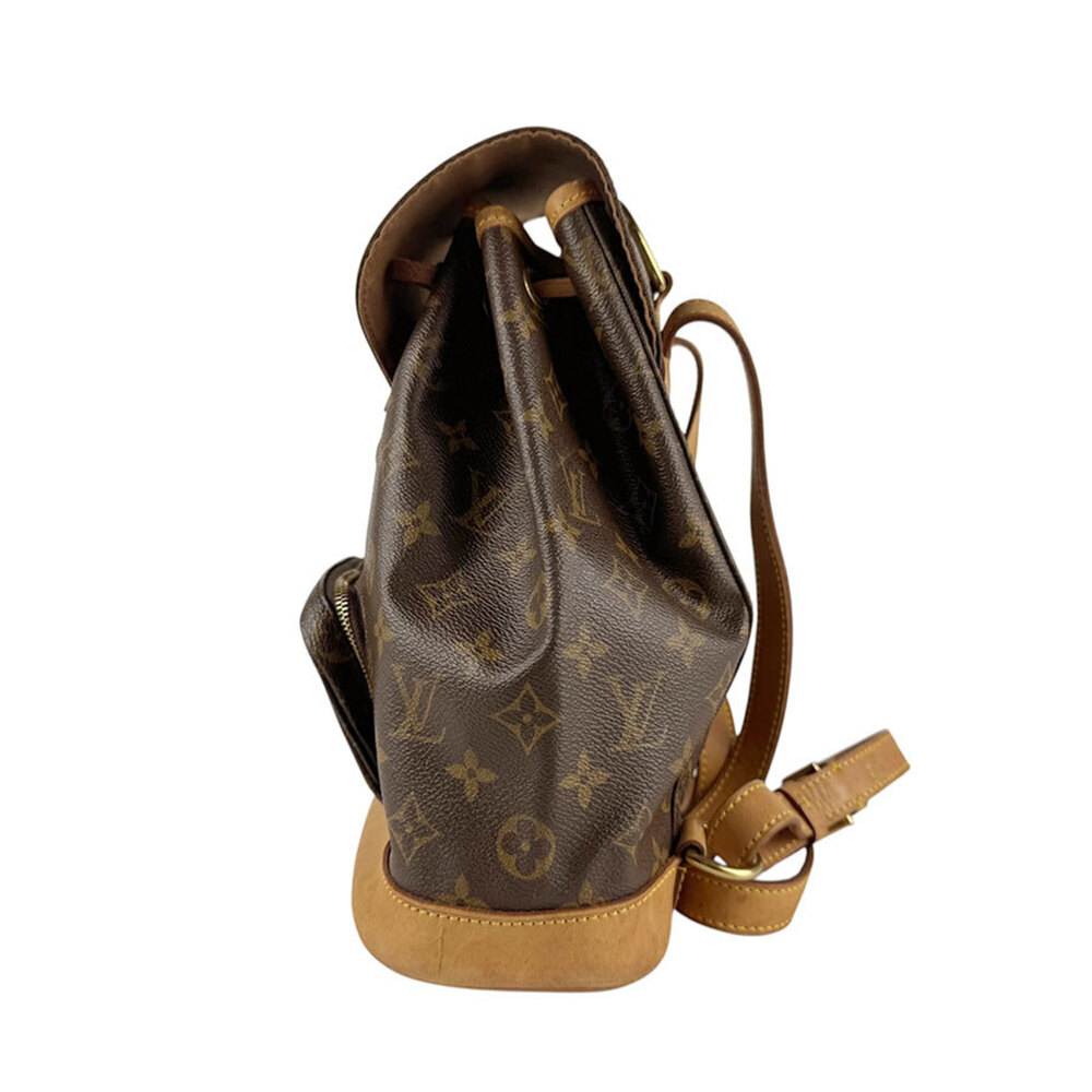 LOUIS VUITTON Authentic Brown Monogram Canvas Backpack - Picture 2 of 5